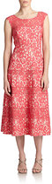 Thumbnail for your product : Kay Unger Lace Tea-Length Dress