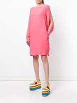 Thumbnail for your product : Love Moschino sleeve slit shift dress