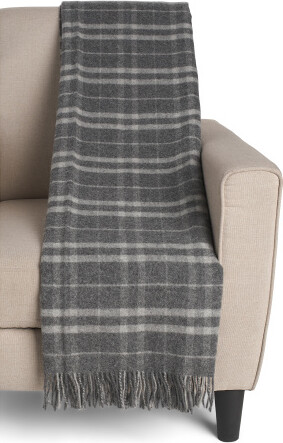 TJMAXX Alpaca Blend Wellington Luxury Throw, Wool/Alpaca