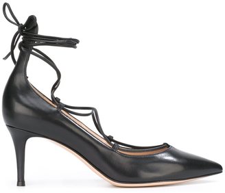 Gianvito Rossi lace-up pumps