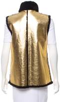Thumbnail for your product : Reich Furs Metallic Shearling Vest
