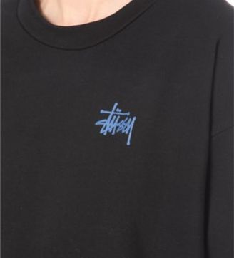 Stussy print stretch-cotton sweatshirt