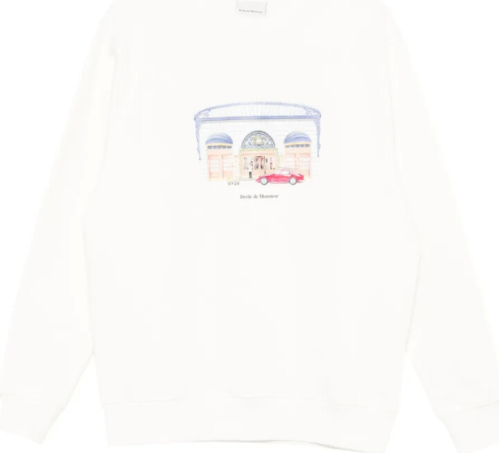 Drôle De Monsieur Graphic-Print Sweatshirt