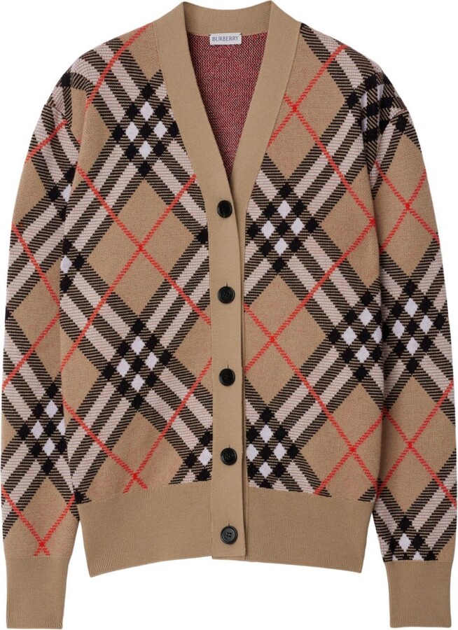 Burberry Check Cardigan