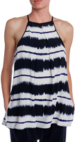 Thumbnail for your product : Derek Lam 10 CROSBY Striped Racer Back Tank