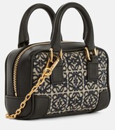 Thumbnail for your product : Loewe Amazona Nano jacquard and leather tote