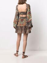Thumbnail for your product : Anjuna Cut-Out Printed Minidress
