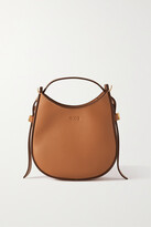 Thumbnail for your product : Tod's Oboe Mini Textured-leather Shoulder Bag - Brown