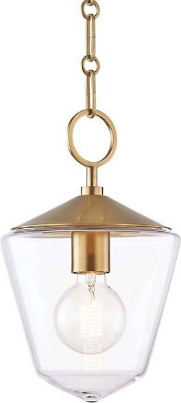 Hudson Valley Lighting Greene Pendant Light in Brass Size: Small