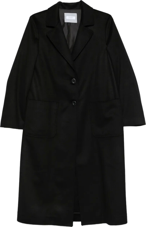 Barba Notch-Collar Single-Breasted Coat