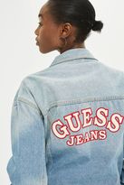Thumbnail for your product : GUESS Oversized denim logo jacket