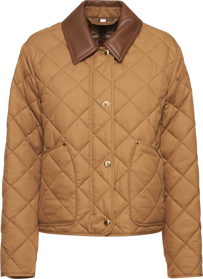 Burberry Lanford quilted cotton short jacket ShopStyle