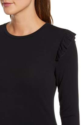 Rachel Parcell Pretty Shoulder Slim Sweater