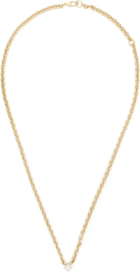 Lizzie Mandler Fine Jewelry 18kt Yellow Gold Diamond Chain Necklace