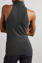 Thumbnail for your product : Totême Wool-blend Turtleneck Top - Gray