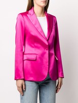 Thumbnail for your product : P.A.R.O.S.H. Single-Breasted Satin Blazer