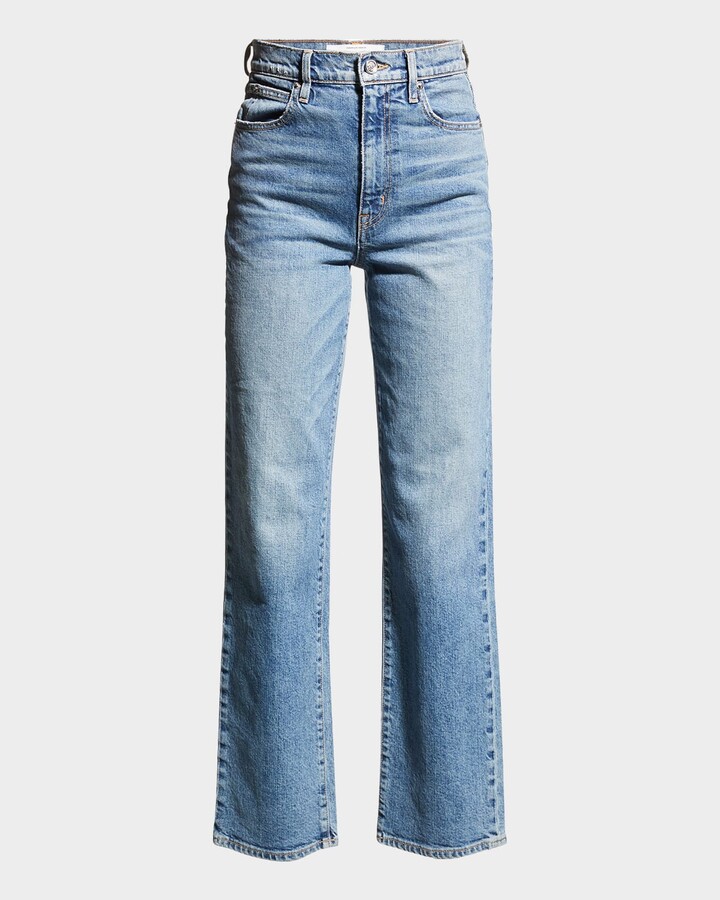 SLVRLAKE London High-Rise Straight-Leg Jeans