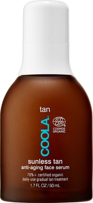 Coola Sunless Tan Anti-Aging Self-Tanner Face Serum with Hyaluronic Acid 1.7 oz / 50 mL