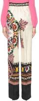 Thumbnail for your product : Etro Jacquard silk-blend trousers