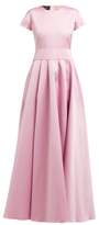 Thumbnail for your product : Rochas Short Sleeved Duchess Satin Gown - Womens - Pink