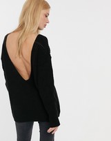Thumbnail for your product : Glamorous relaxed jumper with scoop back