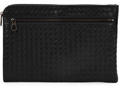 Bottega Veneta Woven Leather Portfolio Case