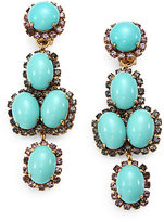 Thumbnail for your product : Erickson Beamon Glenda Swarovski Crystal Clip-On Drop Earrings
