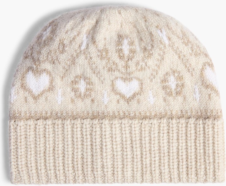 Avers Beanie in Ecru Multi