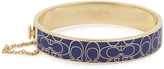Thumbnail for your product : Coach Gold tone purple enamel bracelet