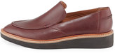 Thumbnail for your product : Derek Lam 10 Crosby Dana Leather Platform Slip-On, Oxblood