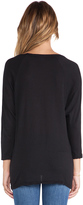 Thumbnail for your product : James Perse Crepe Jersey Raglan Tunic