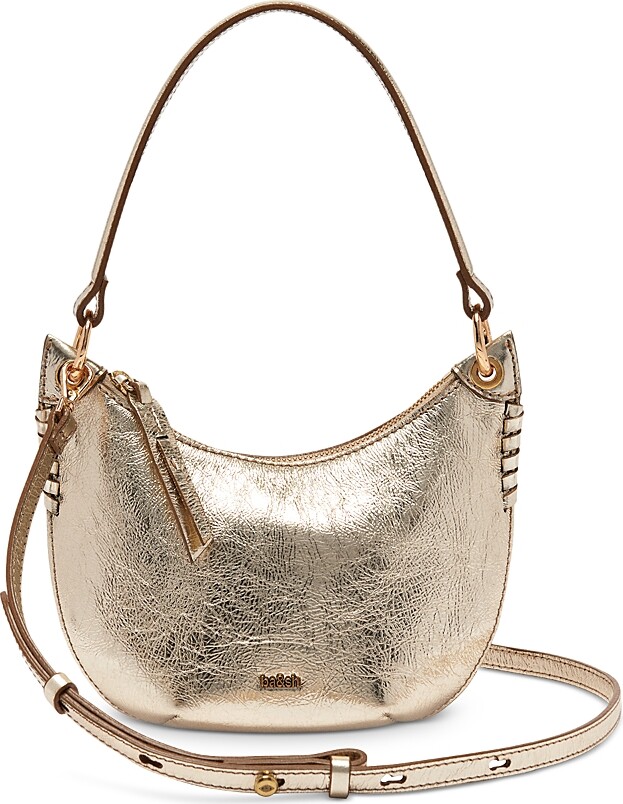 BA&SH ba & sh Swing Metallic Leather Shoulder Bag