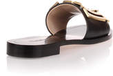 Thumbnail for your product : Christian Dior Diorevolution black leather slide