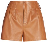 Thumbnail for your product : Saint Laurent Leather Mini Shorts