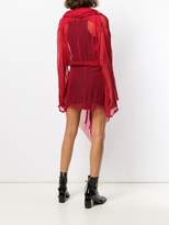Thumbnail for your product : Ann Demeulemeester sheer short dress