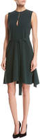 Thumbnail for your product : Theory Desza Admiral Crepe Dress, Green