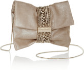 Thumbnail for your product : Jimmy Choo Chandra glittered suede shoulder bag