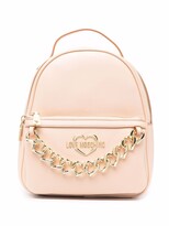 Thumbnail for your product : Love Moschino Heart-Chain Backpack