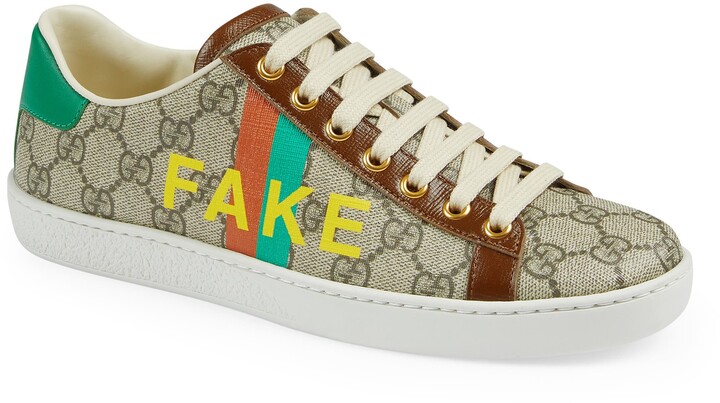 Gucci Ace Fake/Not GG Supreme Sneaker - ShopStyle