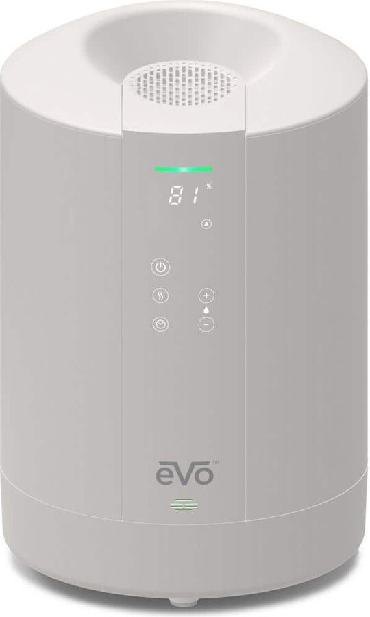evo 1.5 gal. Tabletop Evaporative Self Sanitizing Pure Mist Humidifier in White