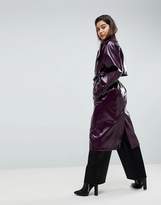 Thumbnail for your product : ASOS Design Oversized Mac in Vinyl