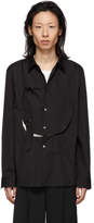 Thumbnail for your product : Comme des Garcons Homme Plus Black Cotton Bib Shirt