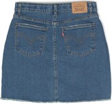 Thumbnail for your product : Levi's Frayed-Edge Denim Mini Skirt