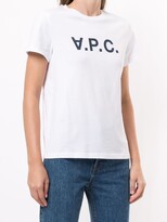 Thumbnail for your product : A.P.C. logo print T-shirt
