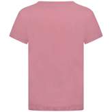 Thumbnail for your product : MSGM MSGMGirls Pink Milano Logo Print Top