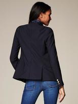 Thumbnail for your product : Banana Republic Navy Lightweight Wool Puff-Sleeve Blazer