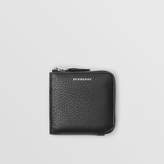 Thumbnail for your product : Burberry Grainy Leather Square Ziparound Wallet