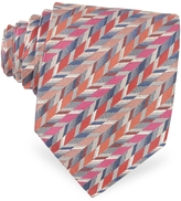 Thumbnail for your product : Missoni Geometric Ribbon Pattern Woven Silk Tie