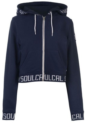 Soul Cal SoulCal Crop Branded Hoodie