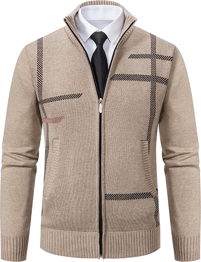 Cardigan Uomo Maglie Uomo Online Cardigan Uomo Marrone In Lana Merinos 100% Ston